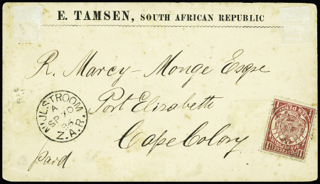 1886 LOCAL POSTS : 11 mint & used stamps from Pretoria,