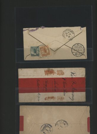 1901-34 Lot of 11 covers and cards with CIP, airs,