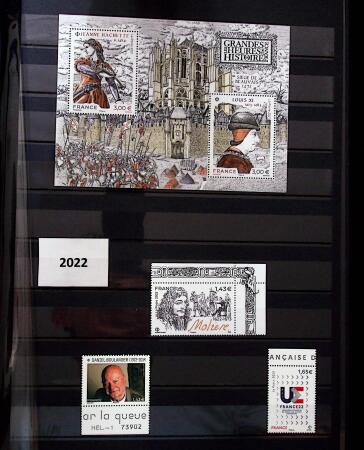 1914-2022, Belle collection de timbres neufs de France