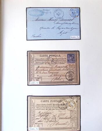 CONVOYEURS STATIONS et LIGNES, 1869-1900, Collection