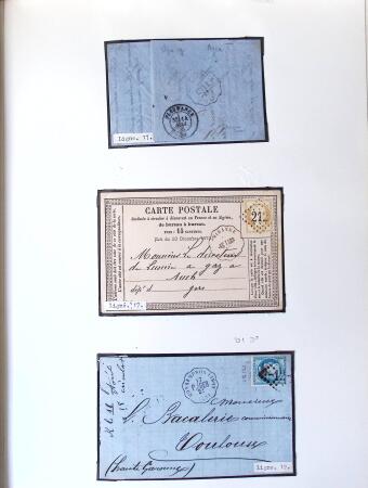CONVOYEURS STATIONS et LIGNES, 1869-1900, Collection