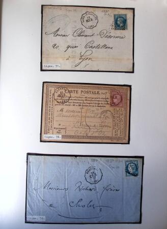 CONVOYEURS STATIONS et LIGNES, 1869-1900, Collection