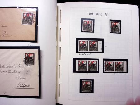 1914-18 Gut ausgebaute und reichhaltige Sammlung in