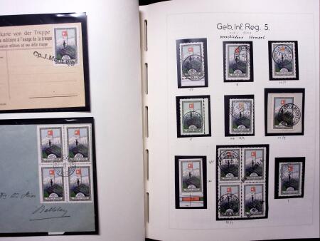 1914-18 Gut ausgebaute und reichhaltige Sammlung in