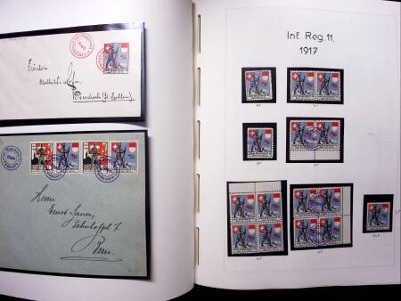 1914-18 Gut ausgebaute und reichhaltige Sammlung in