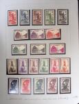 1937-1952, Collection de séries coloniales, neuf **,