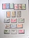 1937-1952, Collection de séries coloniales, neuf **,