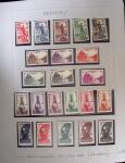 1937-1952, Collection de séries coloniales, neuf **,