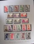 1937-1952, Collection de séries coloniales, neuf **,