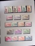 1937-1952, Collection de séries coloniales, neuf **,