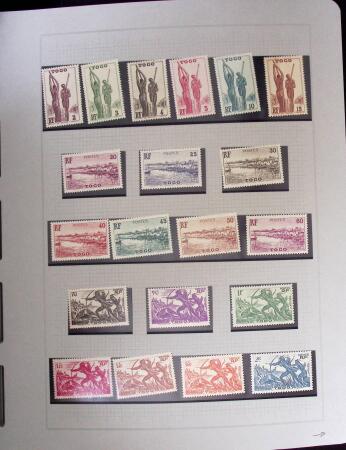 1937-1952, Collection de séries coloniales, neuf **,