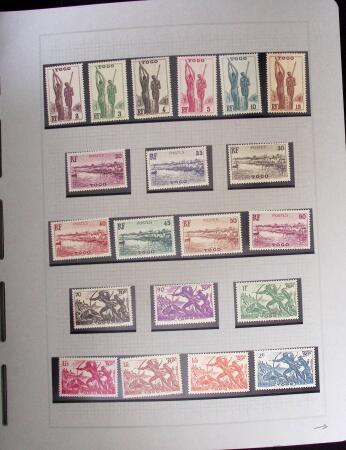 1937-1952, Collection de séries coloniales, neuf **,