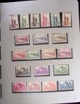 1937-1952, Collection de séries coloniales, neuf **,
