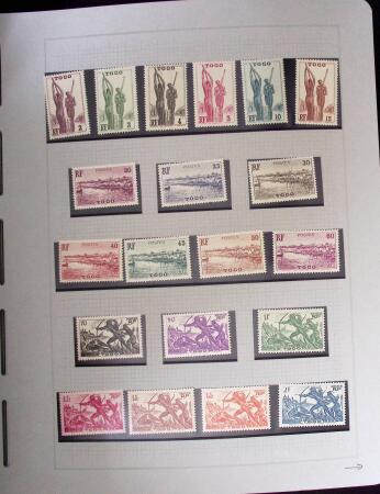 1937-1952, Collection de séries coloniales, neuf **,