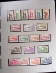 1937-1952, Collection de séries coloniales, neuf **,