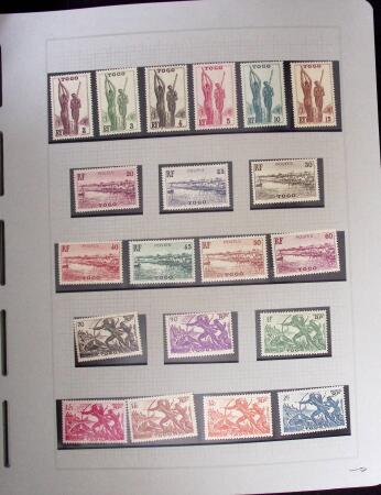 1937-1952, Collection de séries coloniales, neuf **,