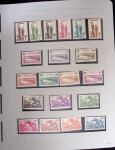 1937-1952, Collection de séries coloniales, neuf **,