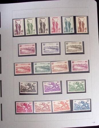 1937-1952, Collection de séries coloniales, neuf **,