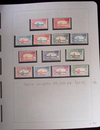 1937-1952, Collection de séries coloniales, neuf **,