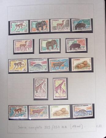 1937-1952, Collection de séries coloniales, neuf **,