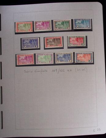 1937-1952, Collection de séries coloniales, neuf **,