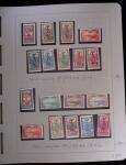 1937-1952, Collection de séries coloniales, neuf **,
