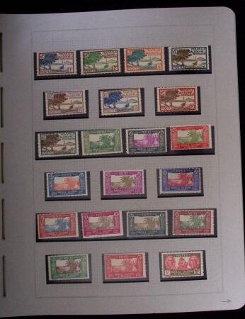 1937-1952, Collection de séries coloniales, neuf **,
