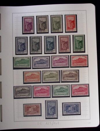1937-1952, Collection de séries coloniales, neuf **,