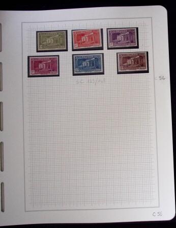1937-1952, Collection de séries coloniales, neuf **,