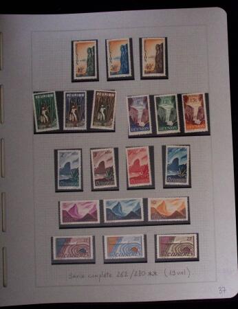 1937-1952, Collection de séries coloniales, neuf **,