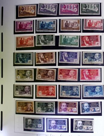1937-1952, Collection de séries coloniales, neuf **,