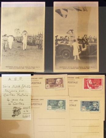 1937-1952, Collection de séries coloniales, neuf **,