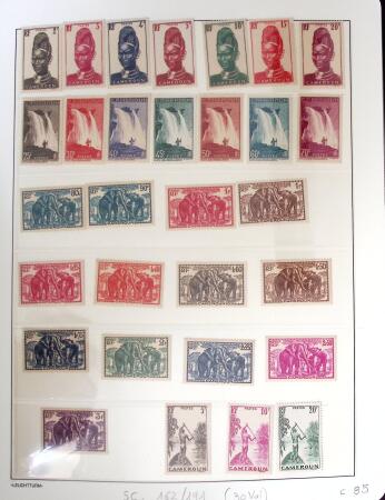 1937-1952, Collection de séries coloniales, neuf **,