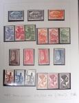 1937-1952, Collection de séries coloniales, neuf **,