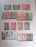 1937-1952, Collection de séries coloniales, neuf **,
