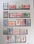 1937-1952, Collection de séries coloniales, neuf **,