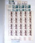 1938-1995, Stock en un album comprenant une partie