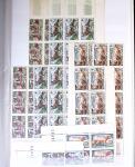 1938-1995, Stock en un album comprenant une partie