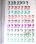 1938-1995, Stock en un album comprenant une partie
