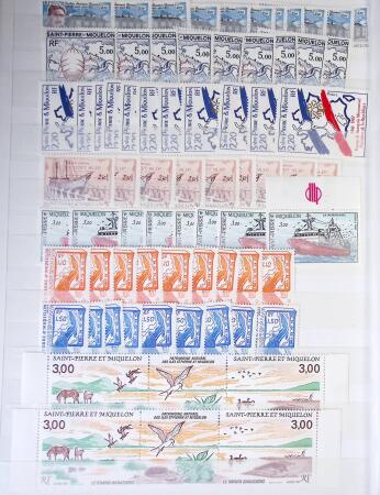 1938-1995, Stock en un album comprenant une partie