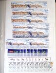 1938-1995, Stock en un album comprenant une partie