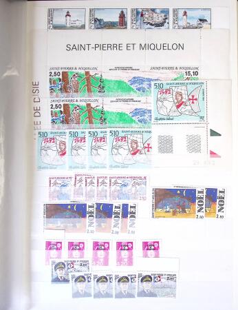 1938-1995, Stock en un album comprenant une partie