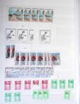 1938-1995, Stock en un album comprenant une partie