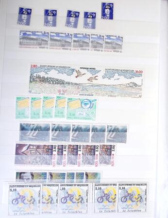 1938-1995, Stock en un album comprenant une partie