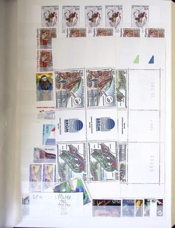 1938-1995, Stock en un album comprenant une partie