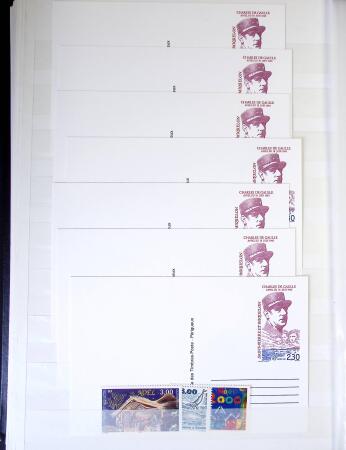 1938-1995, Stock en un album comprenant une partie