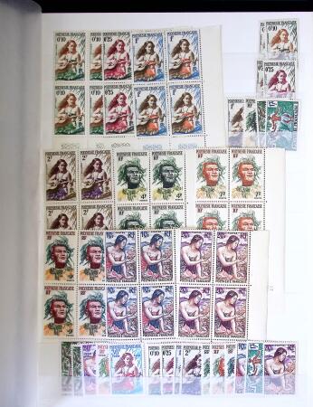 1938-1995, Stock en un album comprenant une partie