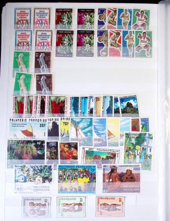 1938-1995, Stock en un album comprenant une partie