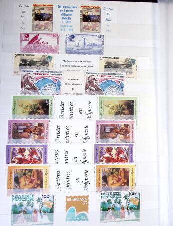 1938-1995, Stock en un album comprenant une partie