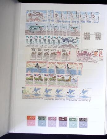 1938-1995, Stock en un album comprenant une partie